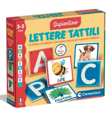 Montessori - Lettere Tattili (16855) Clementoni